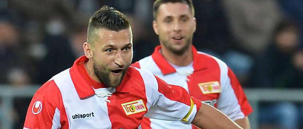Kapitän und zweifacher Torschütze: Torsten Mattuschka erzielte beide Treffer für Union beim 2:2-Unentschieden gegen St. Pauli