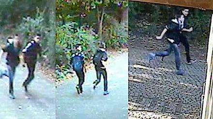 Auf der Flucht wurden die Täter von einer Videokamera gefilmt.