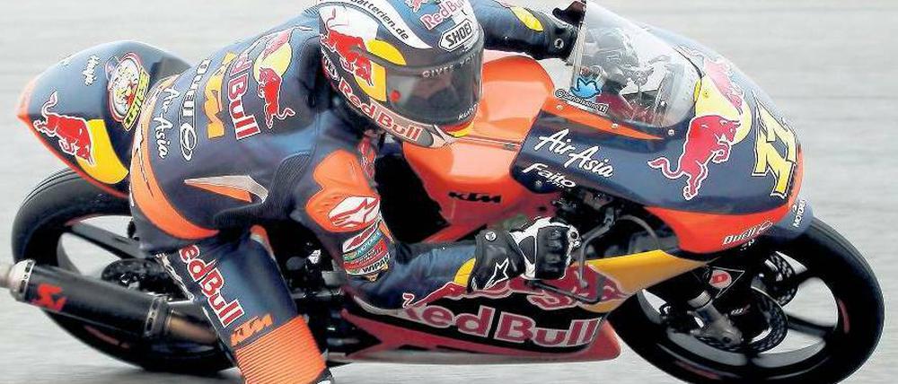 Allein in Front. Sandro Cortese hat nun 51 Punkte Vorsprung an der WM-Spitze. Foto: dpa