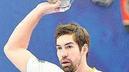 Superstar, den Tränen nah. Nikola Karabatic beteuert seine Unschuld. Foto: dpa