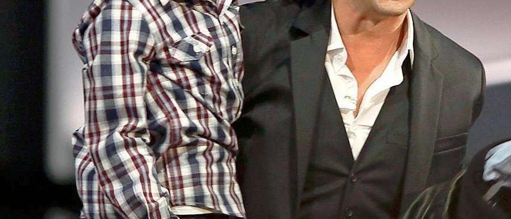 Julian Zude imitierte bei "Wetten, dass...?" mit Markus Lanz sämtliche Ansagen aus der Berliner S-Bahn.