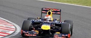 Sebastian Vettel auf dem Suzuka Ring in Japan.