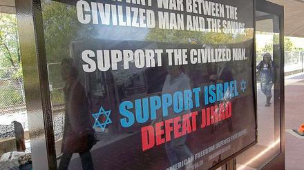 Das umstrittene Plakat.