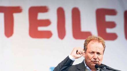 Gute Arbeit, sichere Rente und Umverteilung – das Programm der Dienstleistungsgewerkschaft Verdi bringt Frank Bsirske auf diese drei Begriffe. Ganz langsam stabilisiert sich im Übrigen die Mitgliederzahl der zweitgrößten deutschen Gewerkschaft. Foto: dpa