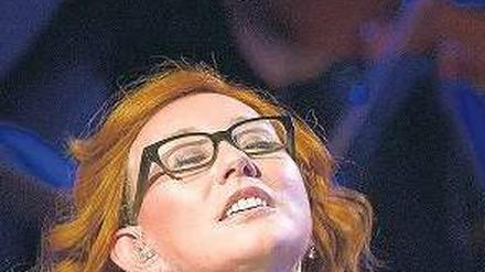 Beflügelt. Tori Amos bei ihrem einzigen Deutschland-Auftritt in Berlin. Foto: dpa