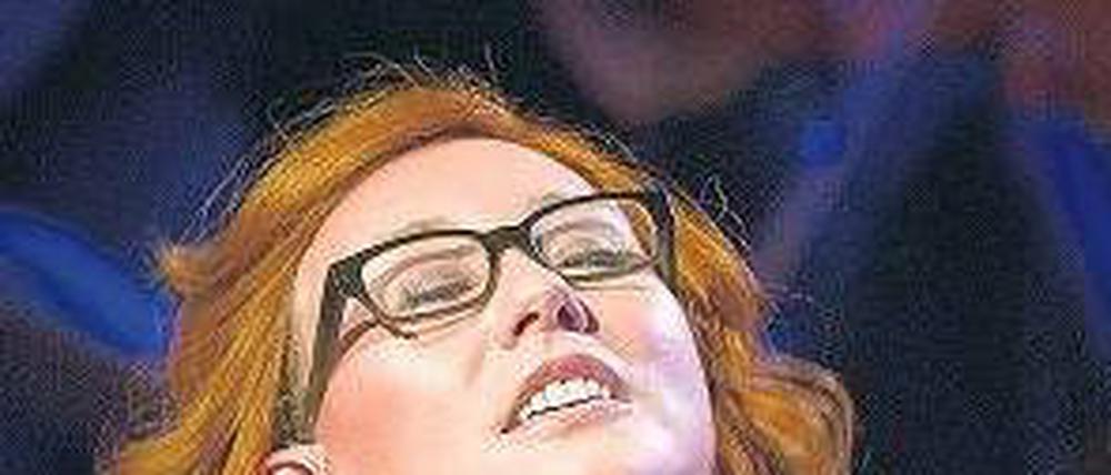 Beflügelt. Tori Amos bei ihrem einzigen Deutschland-Auftritt in Berlin. Foto: dpa