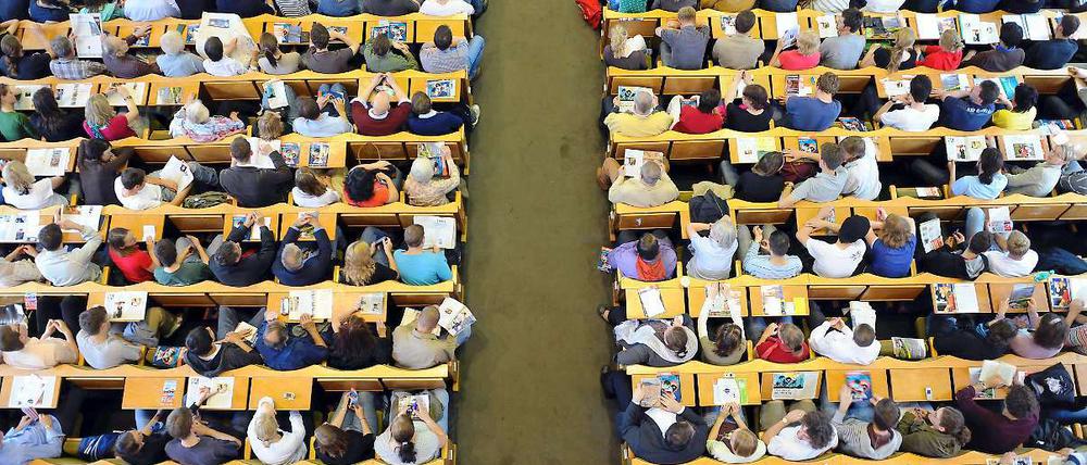 Massenweise Konkurrenz. Nur noch jeder dritte Berliner Studierende kommt aus der Stadt – Anteil weiter sinkend.