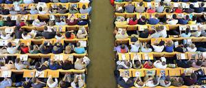 Massenweise Konkurrenz. Nur noch jeder dritte Berliner Studierende kommt aus der Stadt – Anteil weiter sinkend.