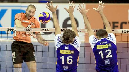 Der Einsatz hat sich gelohnt. Die BR Volleys haben das Eröffnungsspiel der neuen Saison gewonnen.