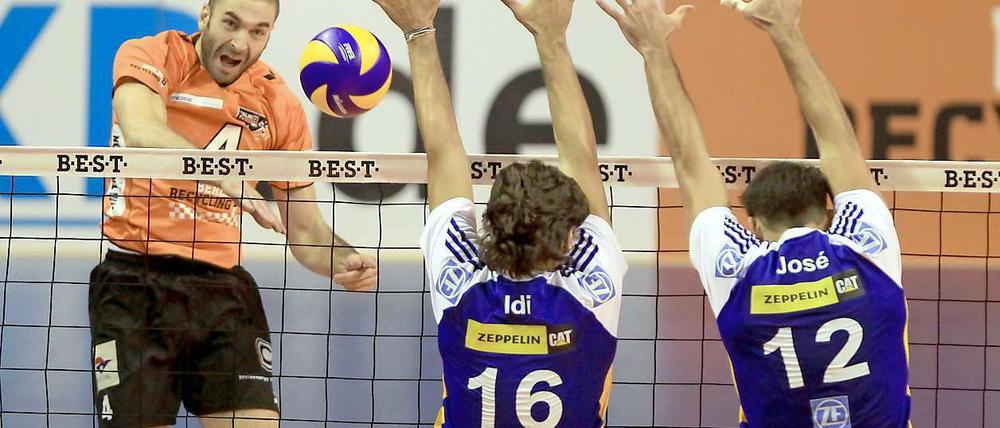 Der Einsatz hat sich gelohnt. Die BR Volleys haben das Eröffnungsspiel der neuen Saison gewonnen.