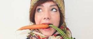 Mit Biss. Auch wenn der Kühlschrank manchmal leer ist, macht sich unsere Kolumnistin Gedanken über ihre Ernährung. 