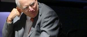 Finanzminister Schäuble.