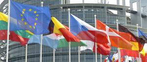Das Europa-Parlament in Straßburg.
