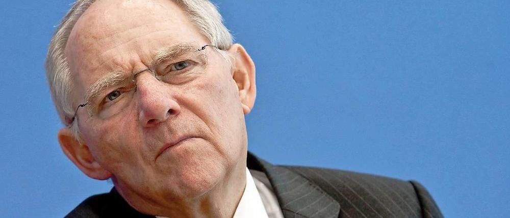 Schäuble plädiert für klare Strukturen im Europäischen Parlament. 