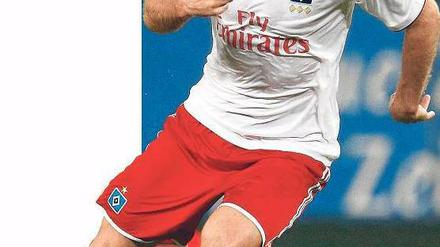 Der Prinz und die Mühen des Alltags. Rafael van der Vaart trägt zu viel Verantwortung beim HSV. Foto: dapd