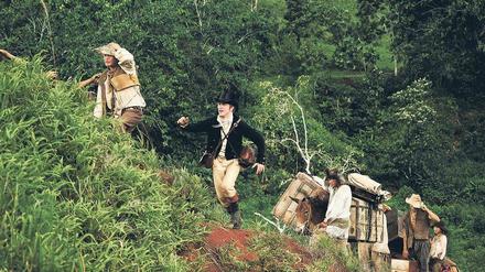 Ein Preuße stürmt die Anden. Albrecht Abraham Schuch in der Rolle des Alexander von Humboldt. Der Film kommt am Donnerstag in die Kinos. 