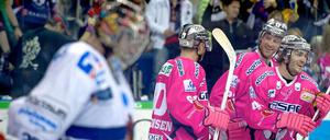 Ein Lächeln für Europa. In der Liga läuft es schon für die Eisbären.