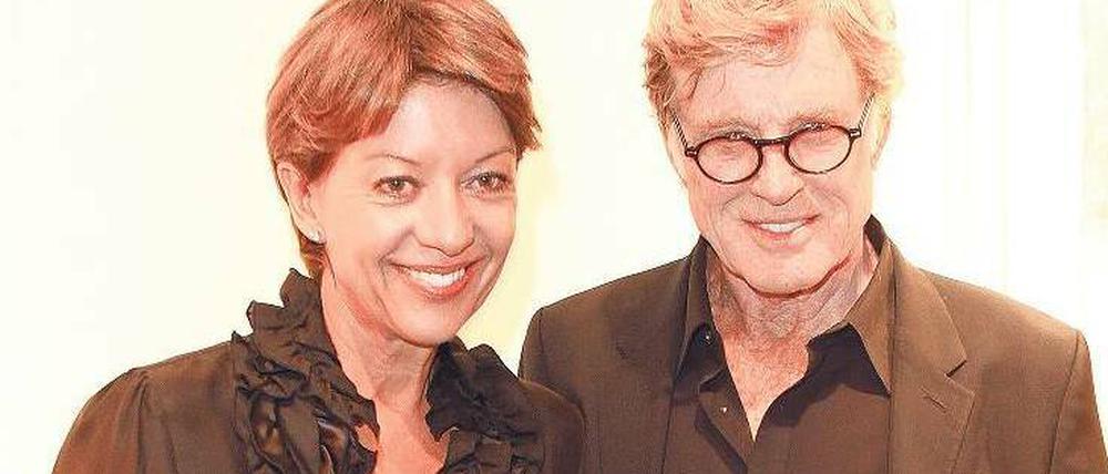 KÜNSTLERPAAR. Sibylle Szaggars Redford, 55, und ihr Mann Robert, 76 - bekannt als Schauspieler, Produzent, Regisseur und Umweltschützer.