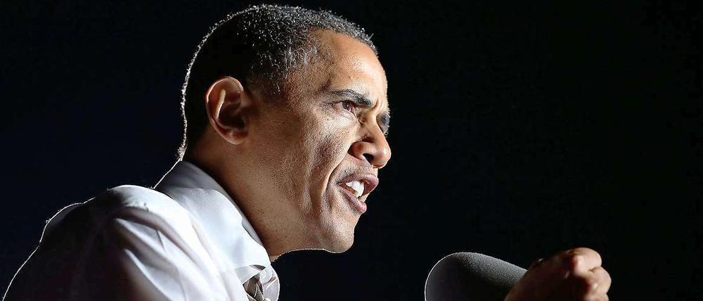 Barack Obama bei seiner Wahlkampf-Tour durch die USA.