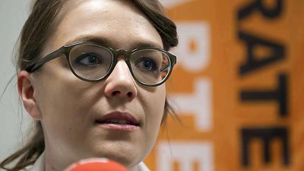 Julia Schramm, Vorstandsmitglied der Piratenpartei, steht vor dem Rücktritt.
