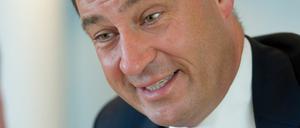 Markus Söder. Die Sprecherin des CSU-Politikers rief offenbar beim Bayerischen Rundfunk an, um einen Bericht zu verhindern.
