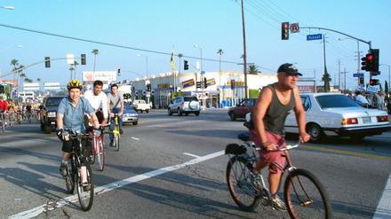 Fahrrad-Boom in Los Angeles.