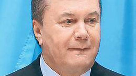 Neuer alter Staatspräsident: Viktor Janukowitsch.