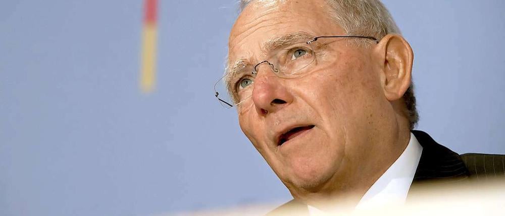 Bundesfinanzminister Wolfgang Schäuble (CDU) ist der oberste Kassenwart der Bundesrepublik.