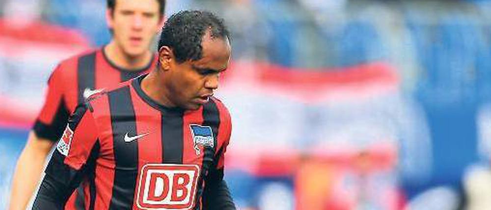 Herthas Mittelfeldspieler Ronny hatte großen Anteil am Erfolg seiner Mannschaft.