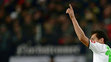 Mann des Tages beim 3:2-Sieg in Hannover: Gladbachs Juan Arango.