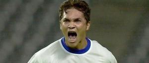 Alex Alves in seiner Zeit als Hertha-Spieler.