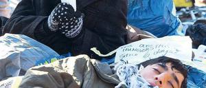 So sieht es im Protestcamp aus.