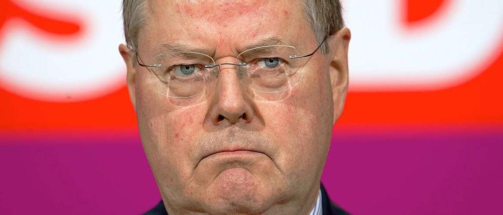 SPD-Kanzlerkandidat Steinbrück: Ein angeblich gespendetes Rede-Honorar aus Bochum wirft Fragen auf.