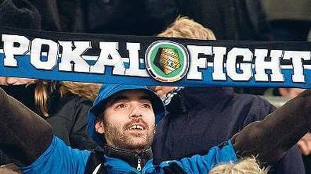 Die Bielefelder Fans hofften.