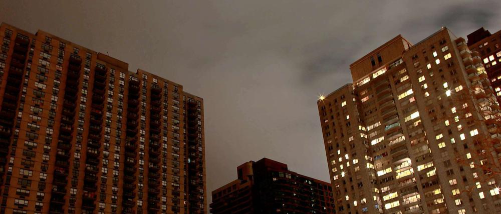 Die Lichter bleiben in vielen Teilen der Krisenregion aus. 8,2 Millionen Menschen waren ohne Strom.