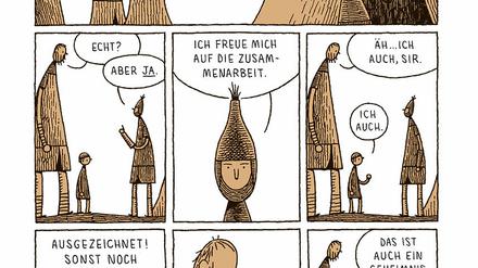 Asketische Bilder: Eine Seite aus dem Buch.