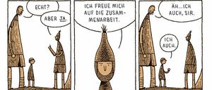 Asketische Bilder: Eine Seite aus dem Buch.