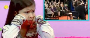 Im US-Fernsehen äußern sich Kinder zum Präsidentschaftswahlkampf. Nicht alle begeistern die Rededuelle.