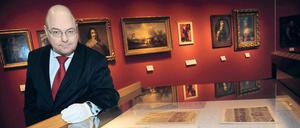 Weiß alles über Wallensteins Schwert im Deutschen Historischen Museum: Sven Lüken, Leiter der Waffensammlung. 