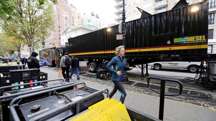 Hier läuft nichts mehr: Der New-York-Marathon 2012 fällt aus.
