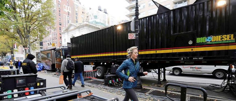 Hier läuft nichts mehr: Der New-York-Marathon 2012 fällt aus.