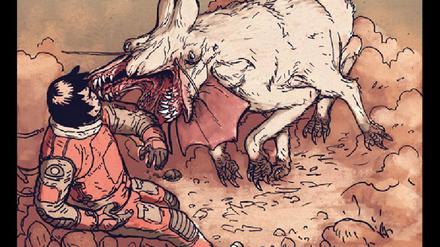 Zwischen Conan, Moebius und Enki Bilal: Eine Seite aus "Prophet".