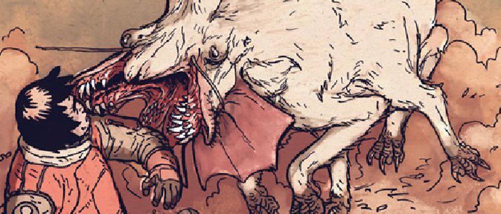 Zwischen Conan, Moebius und Enki Bilal: Eine Seite aus "Prophet".