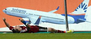 Timo Gebhart hob ab zum Flugkopfball und erzielte den 1:0-Siegtreffer für den 1. FC Nürnberg gegen den VfL Wolfsburg.