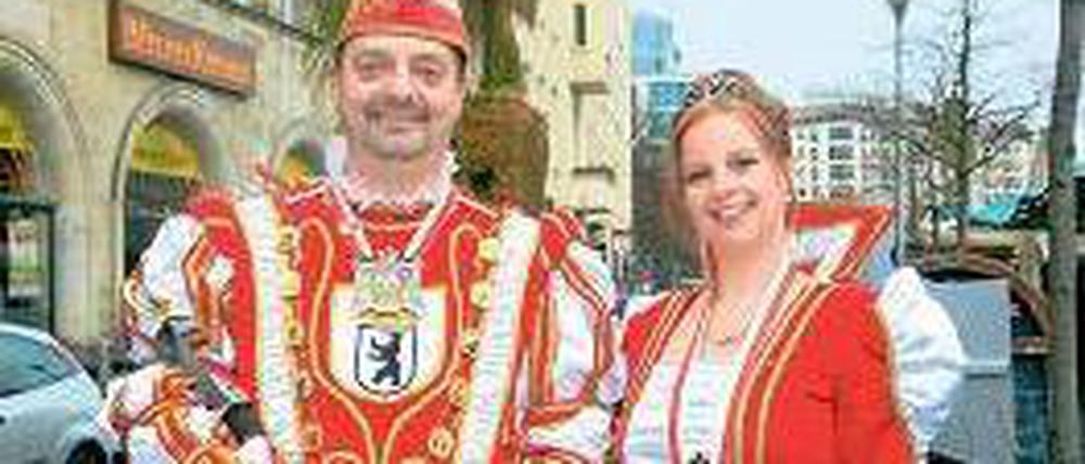Narren wie wir. Frank I. und Claudia I., das neue Berliner Prinzenpaar. Foto: Davids