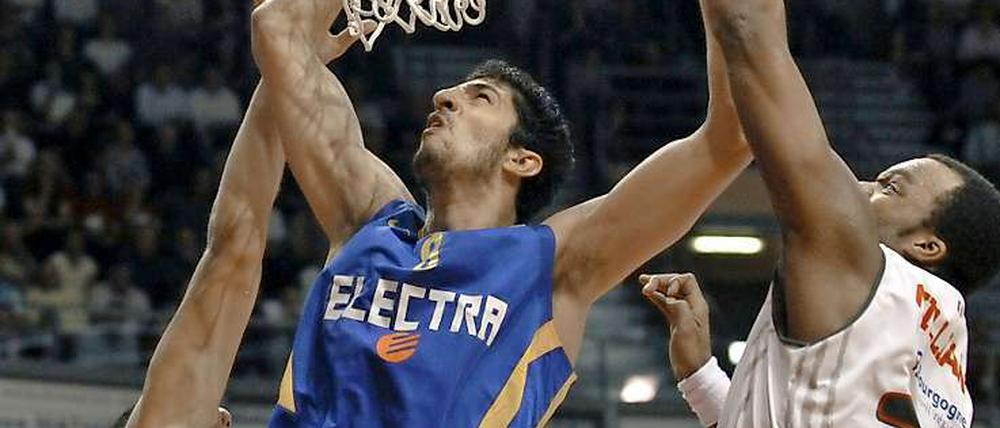 Dunkings mit Symbolkraft. Maccabi (hier Nationalspieler Lior Eliyahu) ist Israels wichtigster Sportverein. 