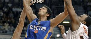 Dunkings mit Symbolkraft. Maccabi (hier Nationalspieler Lior Eliyahu) ist Israels wichtigster Sportverein.