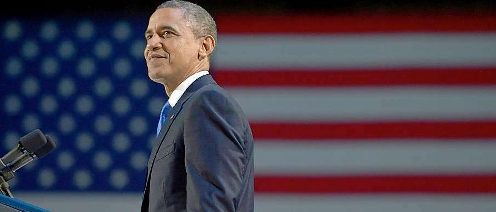 "The best is yet to come" ("Das Beste kommt noch") verspricht der wiedergewählte Obama in seiner Siegesrede. Er bedankt sich bei seinen Unterstützern und allen Wählern. 