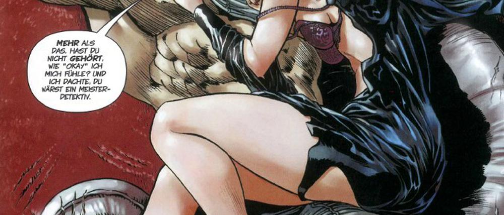Wer hat hier die Hosen an? In der aktuellen "Catwoman"-Serie von Judd Winick und Guillem March spielt auch Batman eine Rolle. 