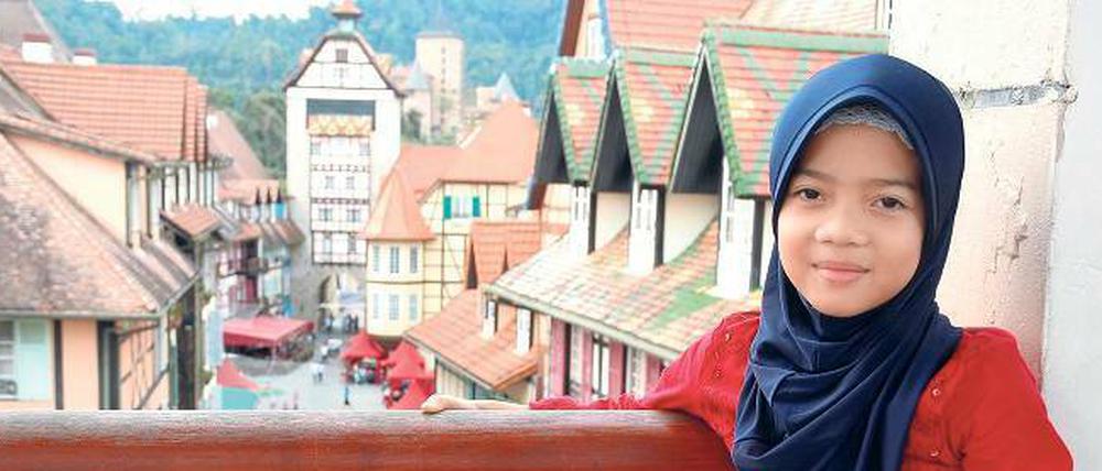 Good old Europe. Colmar tropicale – nicht nur für diese malaiische Besucherin eine beschauliche kleine Welt.